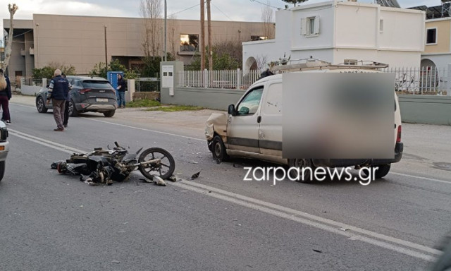 Σοβαρό τροχαίο στην Κρήτη – Σε σοβαρή κατάσταση μοτοσικλετιστής | ΦΩΤΟ