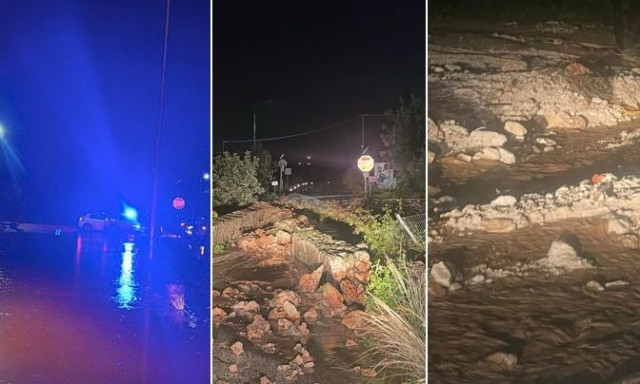 Κεφαλονιά: Μεγάλες καταστροφές από την κακοκαιρία – Πλημμύρισαν σπίτια – Προβλήματα στο οδικό δίκτυο