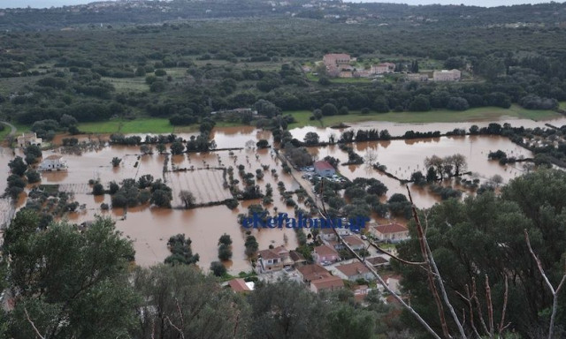Κεφαλονιά: Πολλά προβλήματα προκάλεσε η κακοκαιρία - Ζημιές σε σπίτια και καλλιέργειες