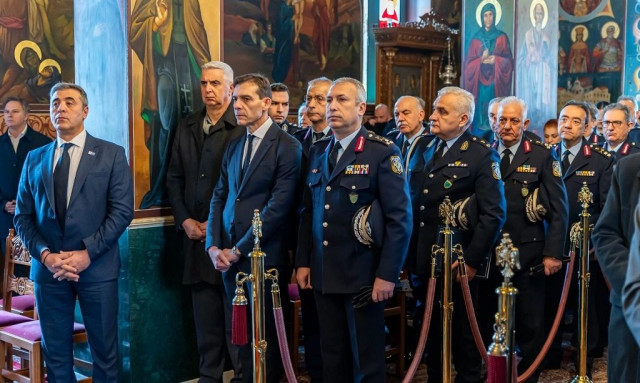 Τελετή επιμνημόσυνης δέησης υπέρ των αστυνομικών που έχασαν τη ζωή τους εν ώρα καθήκοντος