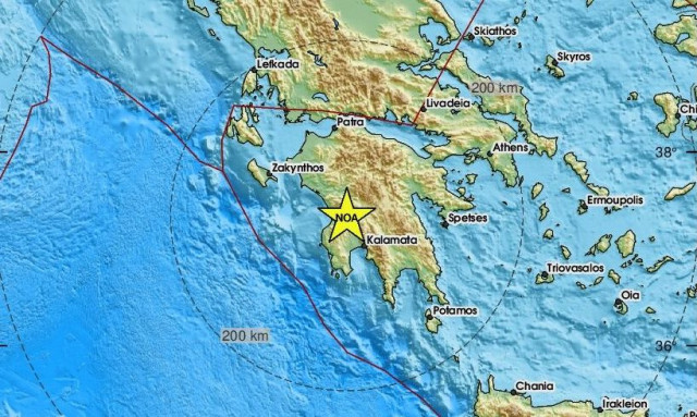 Σεισμός τώρα στη Μεσσηνία (pics)