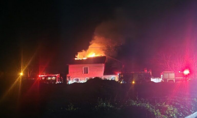 Πυρκαγιά σε σπίτι στη Φωκίδα - Σώθηκαν την τελευταία στιγμή μητέρα και γιος