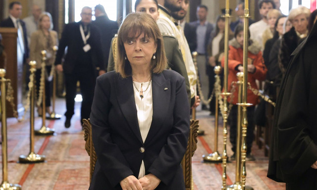 Στη Μητρόπολη η Κατερίνα Σακελλαροπούλου - Θα παραθέσει γεύμα σε Αρχιεπίσκοπο και μέλη Ιεράς Συνόδου