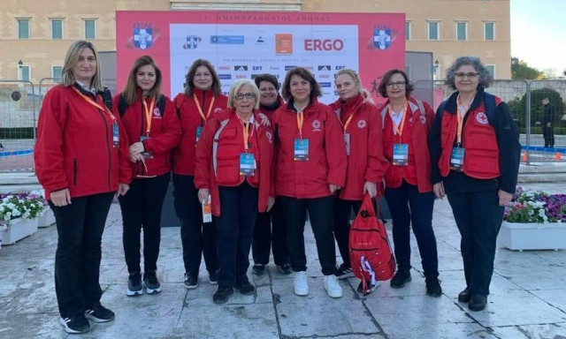 Δυναμική παρουσία του Ελληνικού Ερυθρού Σταυρού στον 13ο Διεθνή Ημιμαραθώνιο Αθήνας