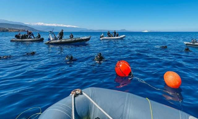 «ΑΡΙΑΔΝΗ 25»: Μεγάλη άσκηση Ναρκοπολέμου στο Κρητικό Πέλαγος - Δείτε εικόνες