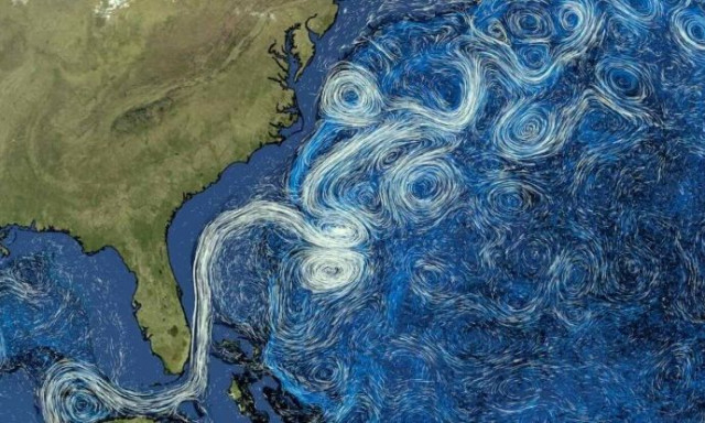 NASA: Μαγευτικά ωκεάνια ρεύματα μοιάζουν με πίνακα του Βίνσεντ Βαν Γκογκ