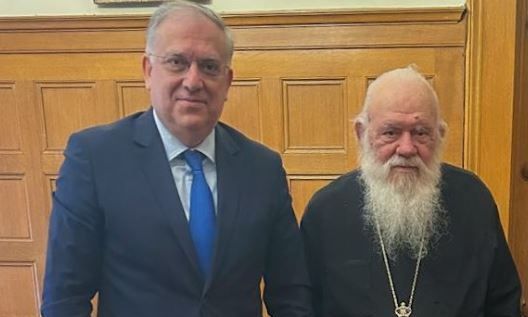 Συνάντηση Θεοδωρικάκου με τον Αρχιεπίσκοπο Ιερώνυμο - Τι συζήτησαν