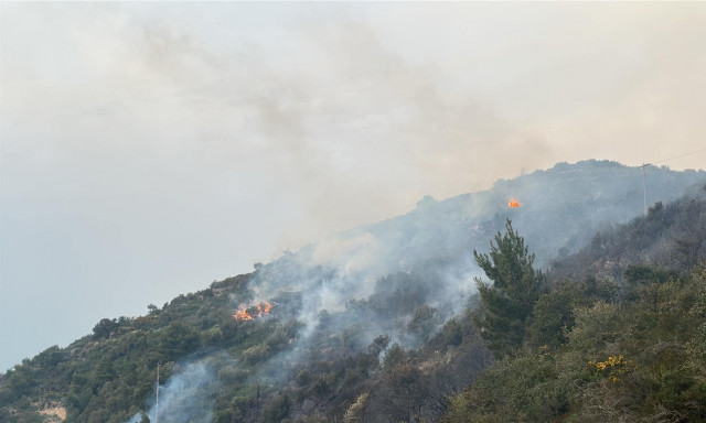 Λευκάδα: Συναγερμός για φωτιά στον Άγιο Νικήτα - Ήχησε το «112»