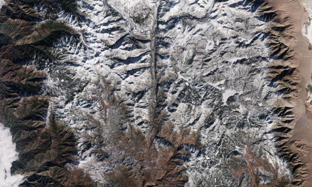 Η Χώρα των Γιγάντων όπως φαίνεται από το Διάστημα