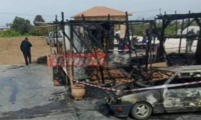 Πάτρα: Στάχτη έγιναν υπαίθριο μανάβικο και αυτοκίνητο στα Ροΐτικα