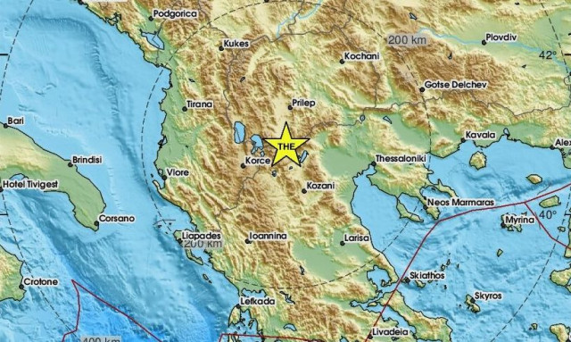 Σεισμός τώρα κοντά στη Φλώρινα - Αισθητός σε αρκετές περιοχές