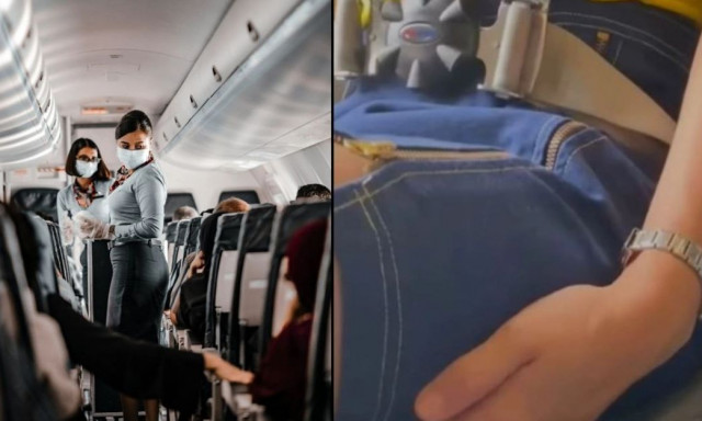 Ο απίθανος λόγος που οι αεροσυνοδοί κάθονται πάνω στα χέρια τους κατά την απογείωση