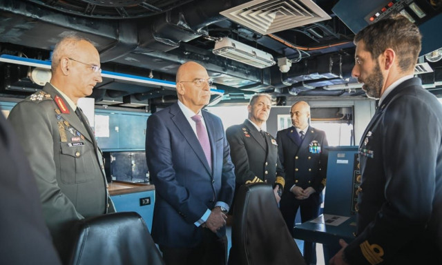 Επίσκεψη Δένδια στη Φρεγάτα του Πολεμικού Ναυτικού της Ιταλίας CARLO MARGOTTINI