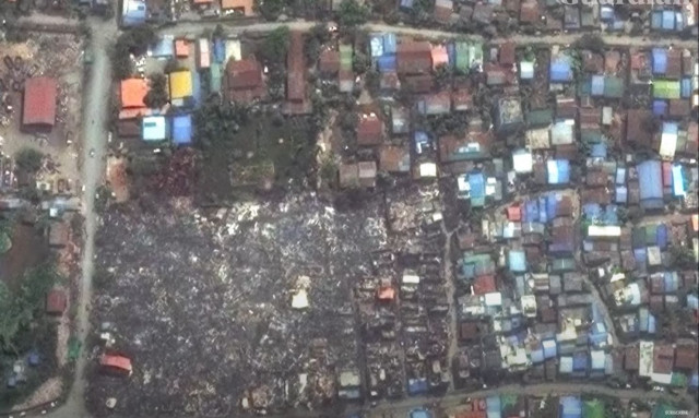 Μιανμάρ: Το τρομακτικό μέγεθος της καταστροφής όπως φαίνεται από ψηλά