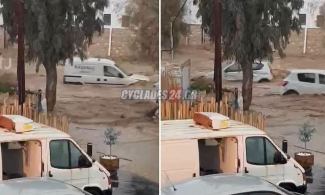 Πάρος: «Έπεσαν μάντρες και βράχια, έκλεισαν δρόμοι» λέει ο δήμαρχος στο Newsbomb
