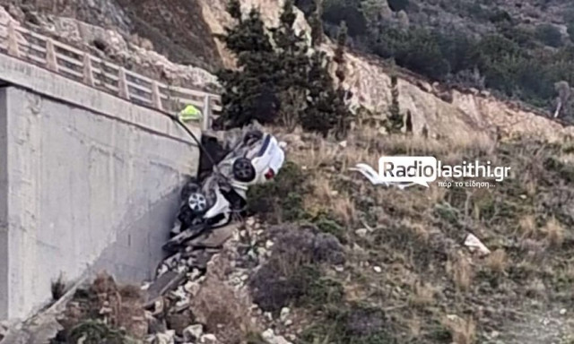 Λασίθι: Θλίψη για τον 19χρονο που έπεσε με το όχημα του από γέφυρα