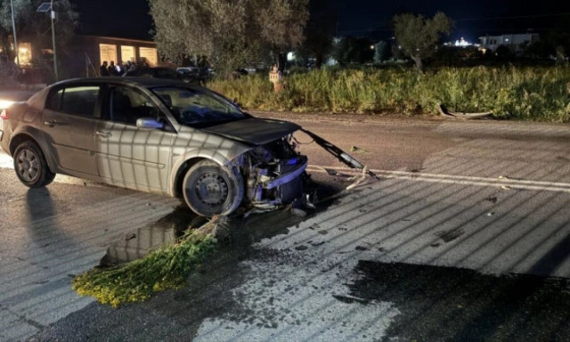 Ηράκλειο: Τροχαίο στη Μεσαρά – Τραυματίστηκαν μητέρα και δύο παιδιά