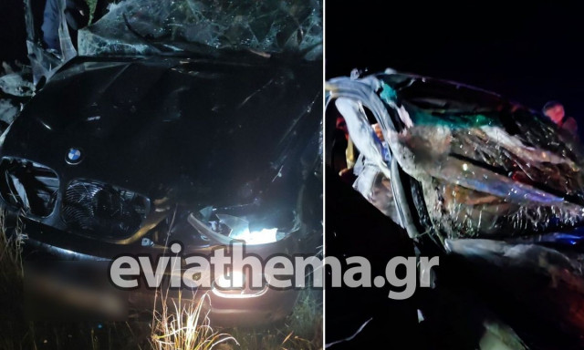 Νέα τραγωδία στην Εύβοια: Ένας νεκρός από σφοδρή σύγκρουση οχημάτων στην Κάρυστο- 4 ακόμη τραυματίες