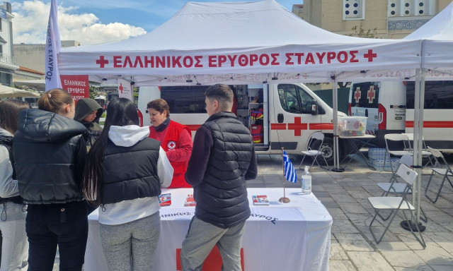 Ο Ελληνικός Ερυθρός Σταυρός πραγματοποίησε με επιτυχία εκδήλωση για την Παγκόσμια Ημέρα Υγείας