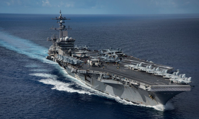 Έφτασε στη Μέση Ανατολή το δεύτερο αεροπλανοφόρο των ΗΠΑ