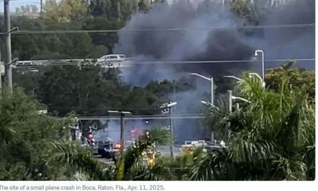 ΗΠΑ - Φλόριντα: Νέα πτώση αεροπλάνου στις ΗΠΑ - Τρεις νεκροί
