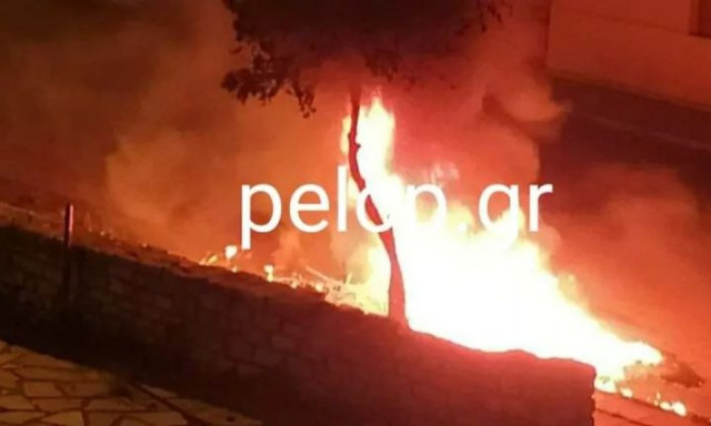 Πάτρα: Φωτιές σε κάδους μετά την Ανάσταση – Τρεις επιχειρήσεις της Πυροσβεστικής