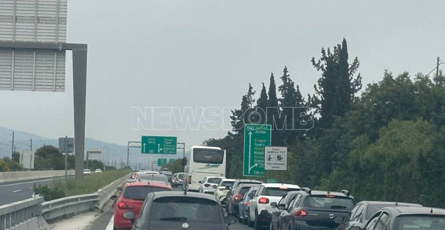 Κίνηση τώρα: «Βράζει» η Αθηνών - Κορίνθου - Μεγάλες καθυστερήσεις στην Αττική Οδό