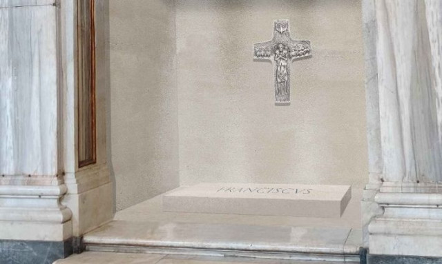 Αυτός είναι ο τάφος του Πάπα Φραγκίσκου - Εικόνες και Βίντεο