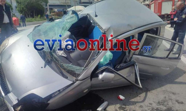 Σοβαρό τροχαίο στη Χαλκίδα: Τραυματίστηκε σοβαρά 7χρονη και η μητέρα της