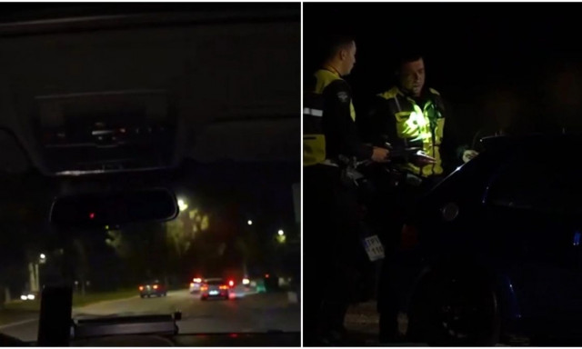 Απίθανος οδηγός: Του πήραν τις πινακίδες και μετά από 20 λεπτά έκανε... μόστρα σε περιπολικό