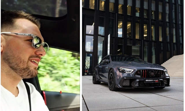 Ο Luka Doncic οδηγεί το Brabus Rocket 1000 από τη Σλοβενία στη Γερμανία