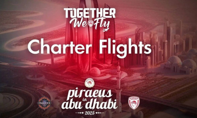 Ολυμπιακός: Τρία charter στο Άμπου Ντάμπι