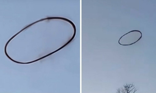 Αλλόκοτο φαινόμενο στον ουρανό: Τι είναι το μαύρο δαχτυλίδι που έχει γίνει viral – Βίντεο
