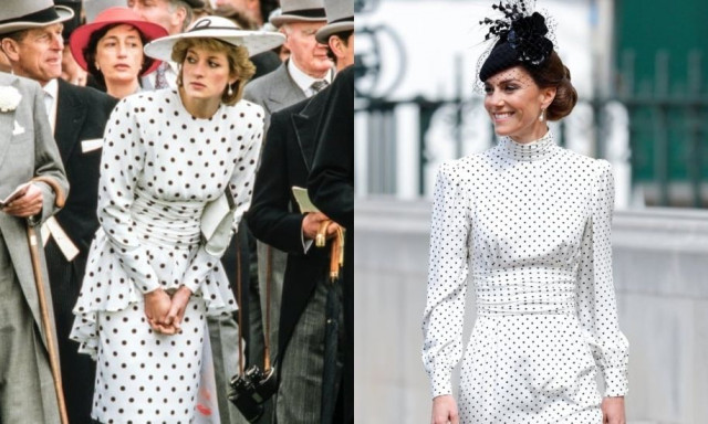 Η Κέιτ Μίντλετον... προσπαθεί να μοιάσει στην Νταϊάνα - Φόρεσε φόρεμα της αδικοχαμένης πριγκίπισσας
