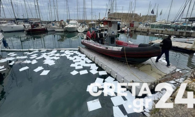 Συναγερμός στο λιμάνι του Ηρακλείου: Διαρροή καυσίμων από ημιβυθισμένο σκάφος