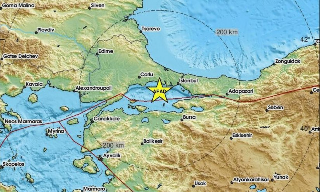 Νέος σεισμός κοντά στην Κωνσταντινούπολη