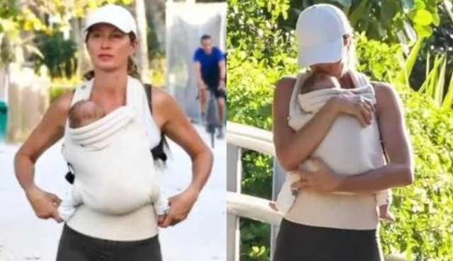 Ζιζέλ Μπούντχεν: Εντυπωσίασε με το κορμί της λίγους μήνες μετά τη γέννηση του γιου της