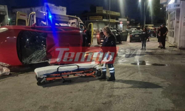 Πάτρα: Σε κρίσιμη κατάσταση ο οδηγός που καταπλακώθηκε από το όχημά του