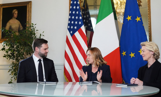 Συνάντηση Μελόνι με Βανς και φον ντερ Λάιεν στη Ρώμη: Η σημερινή μέρα να είναι μια νέα αρχή