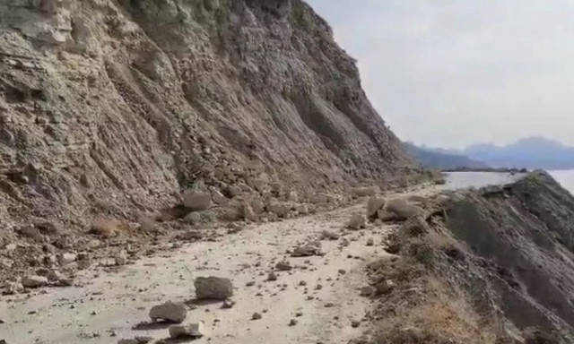 Σεισμός στην Κρήτη: Κατολισθήσεις από τα 6,1 Ρίχτερ - Κλειστός ο δρόμος Τέρτσα – Μύρτος