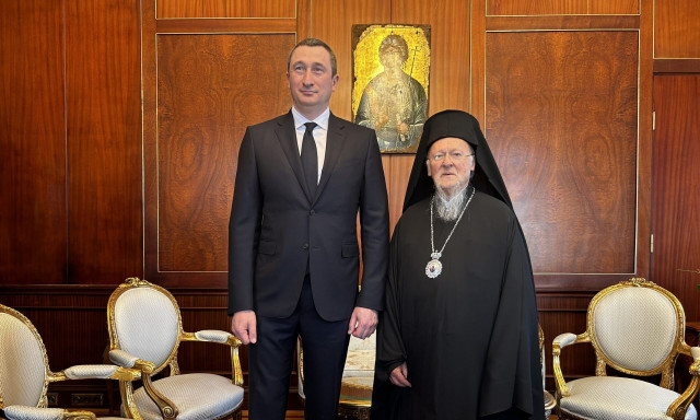 Στο Φανάρι ο αναπληρωτής πρωθυπουργός της Ουκρανίας – Συναντήθηκε με τον Πατριάρχη Βαρθολομαίο