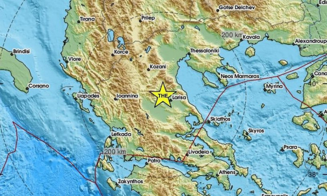 Σεισμός κοντά στον Τύρναβο - Αισθητός και στη Λάρισα