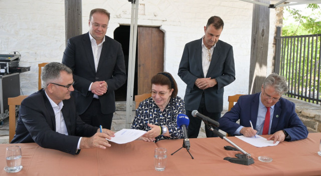 Σύμβαση δωρεάς για στερέωση και πυροπροστασία του Πύργου Προσφορίου με την Ελληνικός Χρυσός Α.Ε.