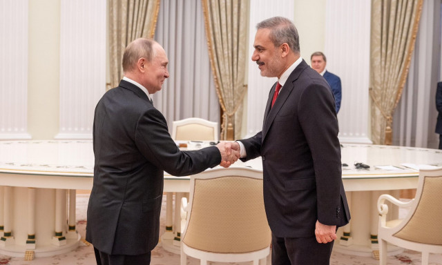 Συνάντηση Πούτιν με Φιντάν - Κρεμλίνο: Είμαστε ευγνώμονες στην Τουρκία