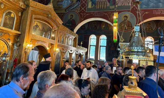 Τρίκαλα: Θρήνος στο τελευταίο «αντίο» του 30χρονο Στέφανου - Τραγική φιγούρα η αρραβωνιαστικιά του