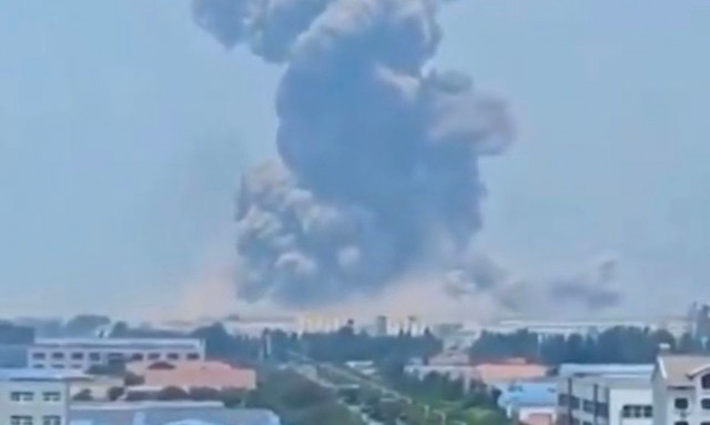 Τεράστια έκρηξη σε χημικό εργοστάσιο στην Κίνα, πέντε νεκροί- Εικόνες που κόβουν την ανάσα