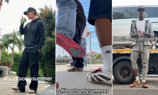 Boots Only Summer: Γιατί όλοι κυκλοφορούν με ποδοσφαιρικά παπούτσια εκτός γηπέδου