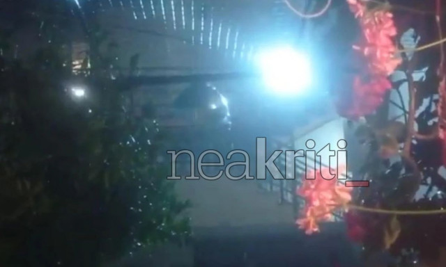 Κρήτη: «Άνοιξαν οι ουρανοί» στο Ρέθυμνο – Σφοδρή καταιγίδα με αστραπές και βροντές