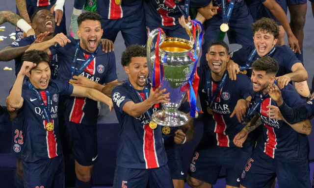 Champions League: Η απονομή του τροπαίου στην Παρί Σεν Ζερμέν