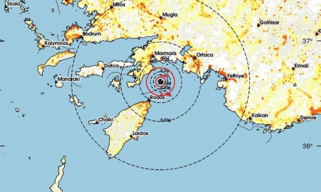 Σεισμός στη Ρόδο – Η ανακοίνωση του Γεωδυναμικού Ινστιτούτου